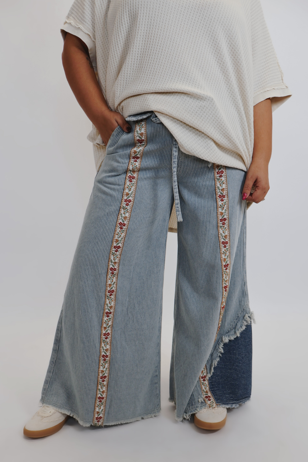 Pantaloni a gamba larga Boho Stroll
