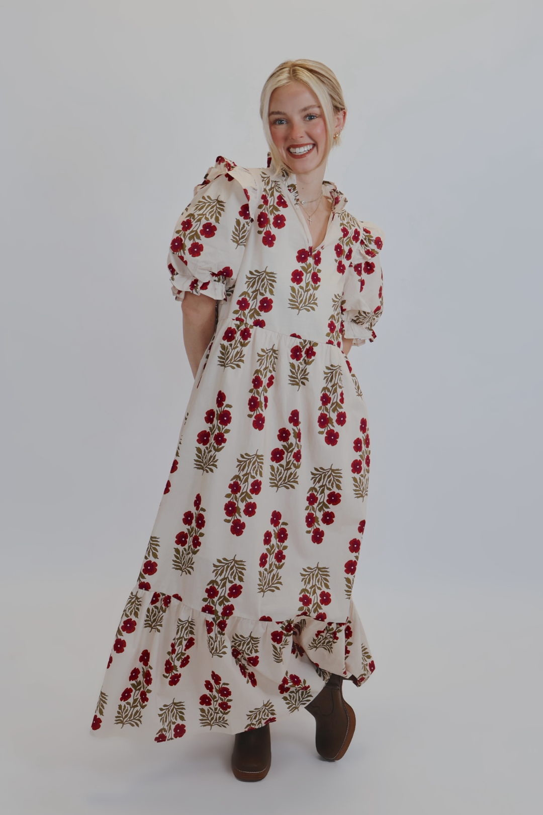 Abito midi Garden Muse