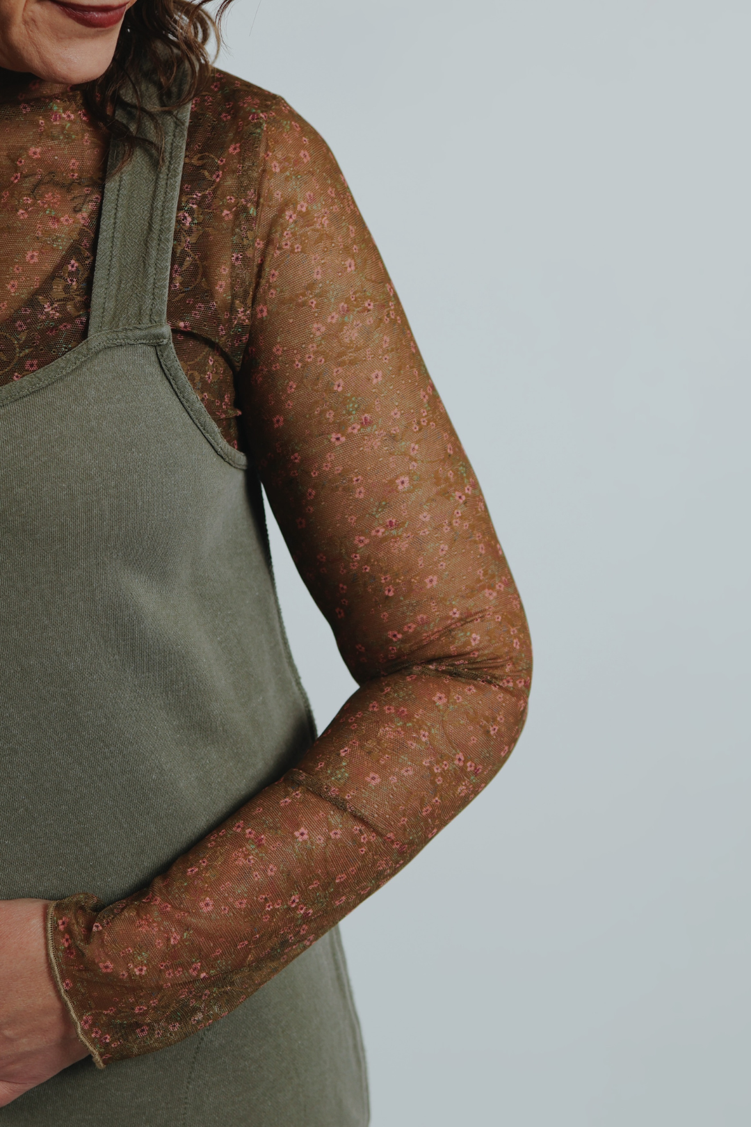 Top in pizzo autunnale